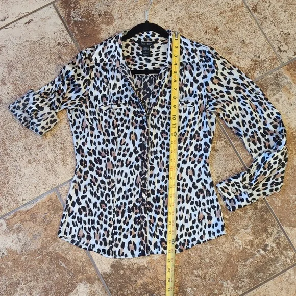 2 Silk WHBM Leopard Blouse - Picture 7 of 8